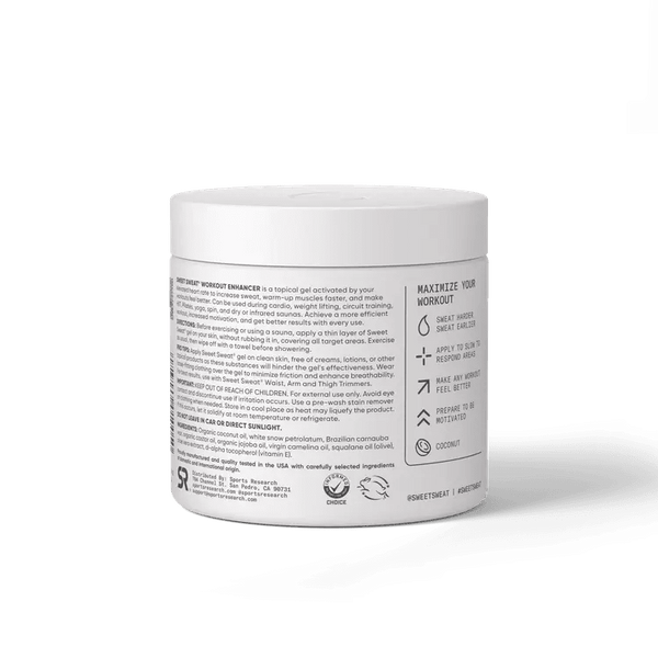 Sweet Sweat Gel Coconut XL 383gr - Sports Research Nederland