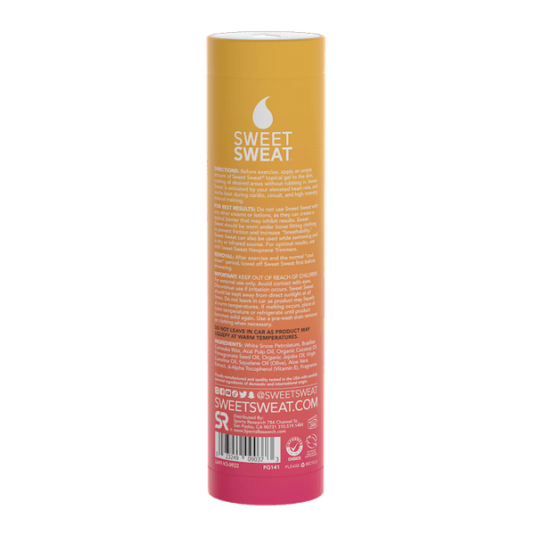 Sweet Sweat Gel Stick 182 gram Tropical - Sports Research Nederland