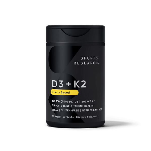 Vitamine D3 + K2 30 Verified Plantgel™ Capsule - Sports Research Nederland