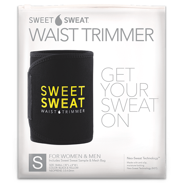 Sweet Sweat Waist Trimmer Geel - Sports Research Nederland