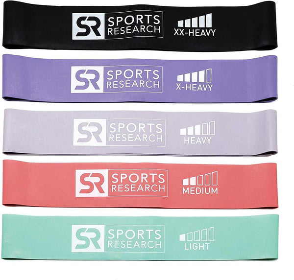 Mini Loop Bands, 5 Colour Variety Pack - Sports Research Nederland