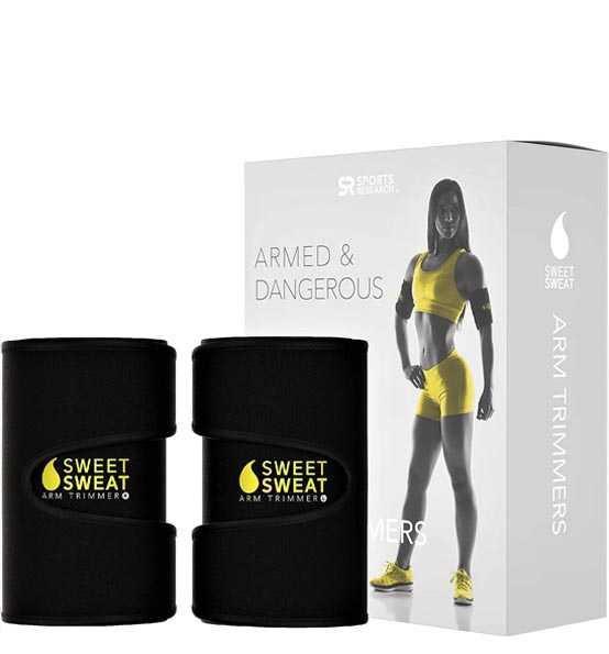 Sweet Sweat Arm Trimmers Yellow - Sports Research Nederland
