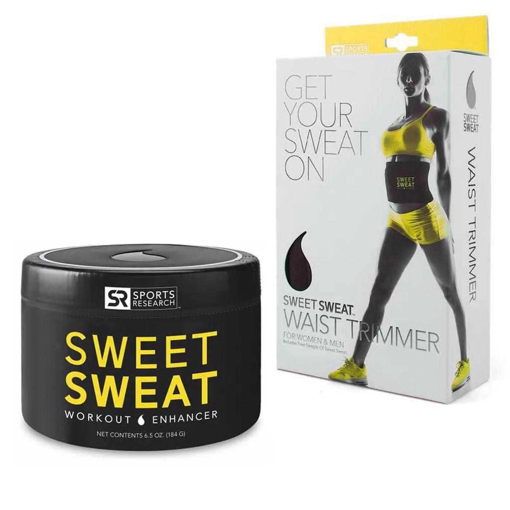 sweet sweat waist trainer and gel